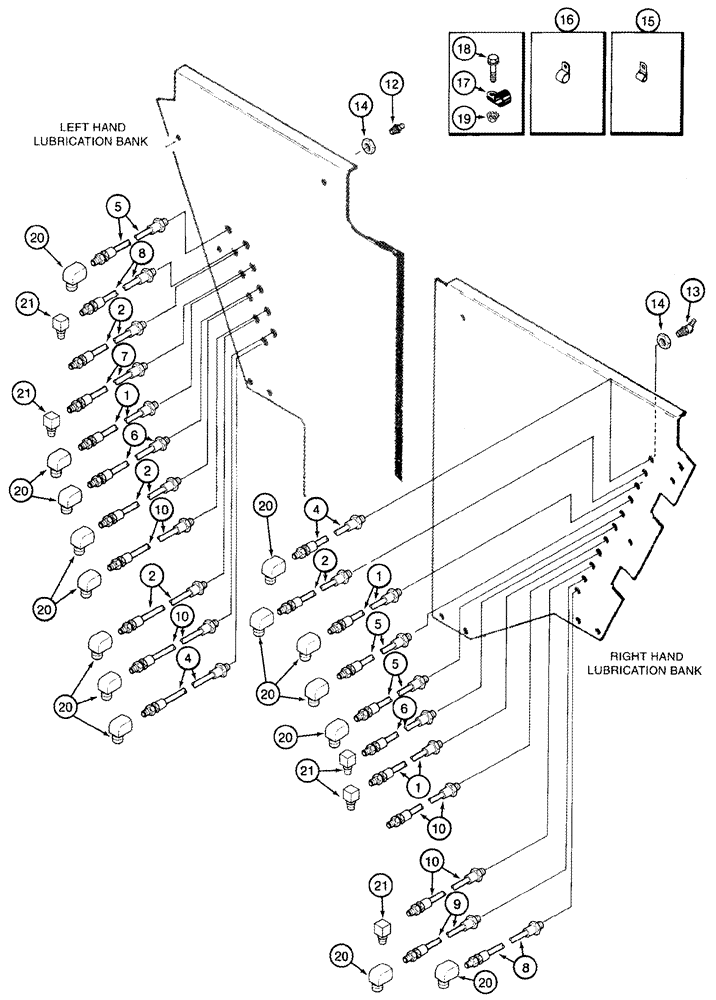 Схема запчастей Case IH 2555 - (09A-21) - CHASSIS GREASE SYSTEM (13) - PICKING SYSTEM
