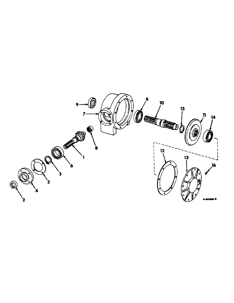 Схема запчастей Case IH 71 - (T-8) - GEAR BOX 