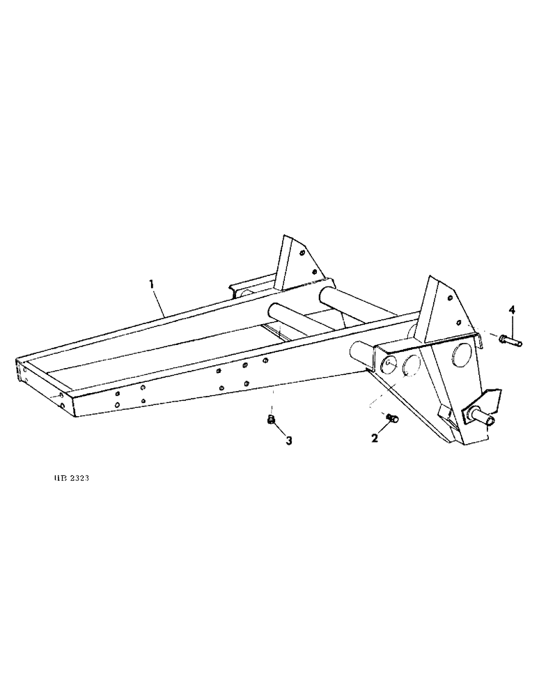 Схема запчастей Case IH 5000 - (09-01) - FRAME, MAIN FRAME 4000, 5000, 5500 WINDROWERS (12) - FRAME