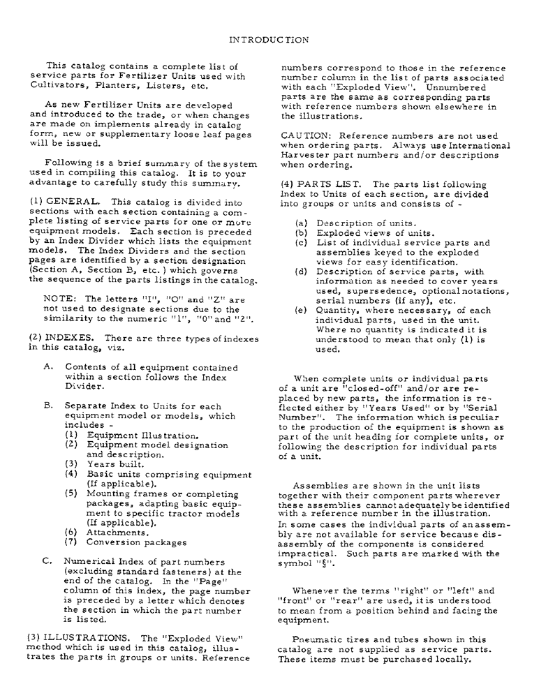 Схема запчастей Case IH DRY - (3) - INTRODUCTION 