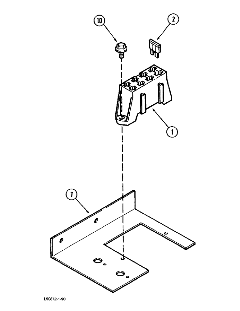 Схема запчастей Case IH 1670 - (4-52) - FUSE AND FUSE BLOCK (06) - ELECTRICAL