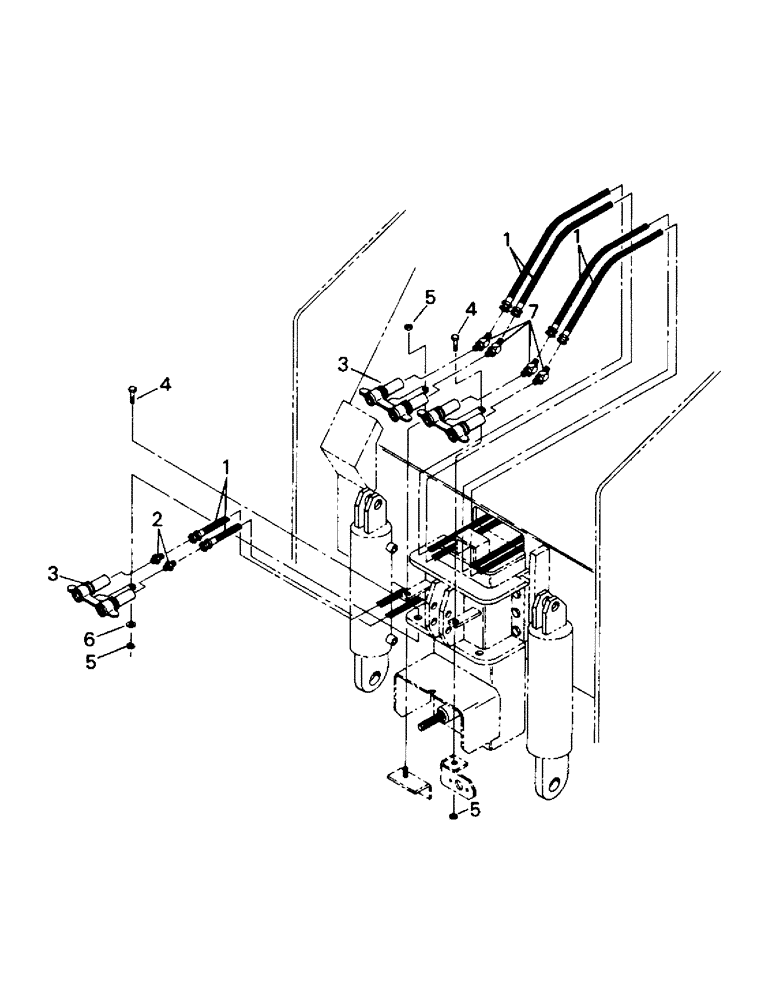 Схема запчастей Case IH PTA280 - (08-34) - HYDRAULIC COUPLER MOUNTING, (WITH 3-PT. HITCH) (07) - HYDRAULICS