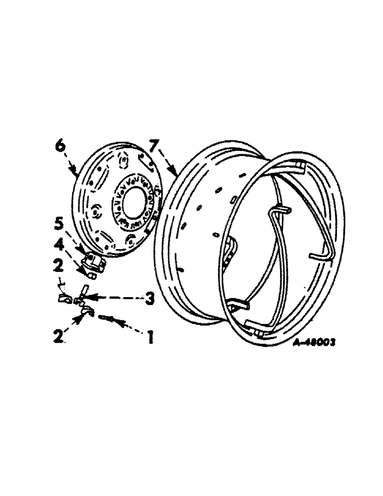Схема запчастей Case IH 784 - (15-07) - WHEELS AND TRACTION, POWER ADJUSTED REAR WHEELS, UTILITY TRACTORS BUILT PRIOR TO 1982 Wheels & Traction