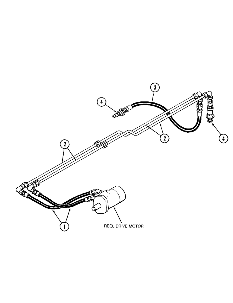 Схема запчастей Case IH 1020 - (1-08) - PICTORIAL INDEX, REEL DRIVE HYDRAULIC SYSTEM (00) - PICTORIAL INDEX