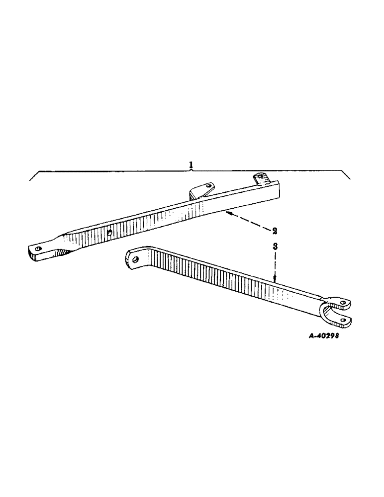 Схема запчастей Case IH SUPER A - (285) - ATTACHMENTS, AUXILIARY DRAWBAR, SPECIAL, FOR TRACTORS EQUIPPED WITH FAST-HITCH Attachments
