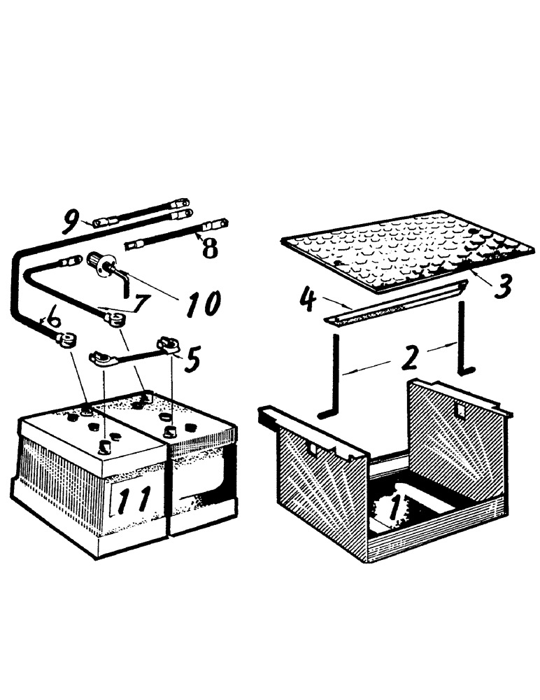 Схема запчастей Case IH 7700 - (A05-01) - MAINFRAME, ENGINE BATTERY Mainframe & Functioning Components