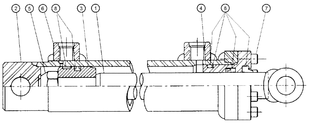 Схема запчастей Case IH 3185 - (07-013) - ACTIVE SUSPENSION Cylinders