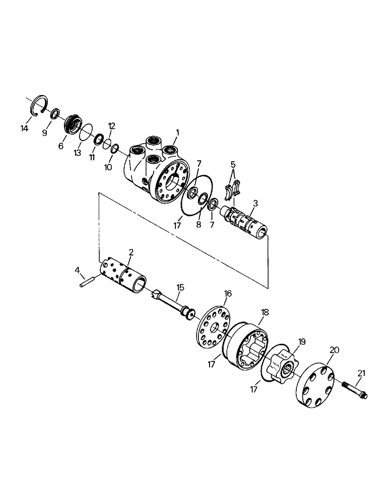 Схема запчастей Case IH CR-1280 - (08-07) - STEERING CONTROL VALVE ASSEMBLY (07) - HYDRAULICS
