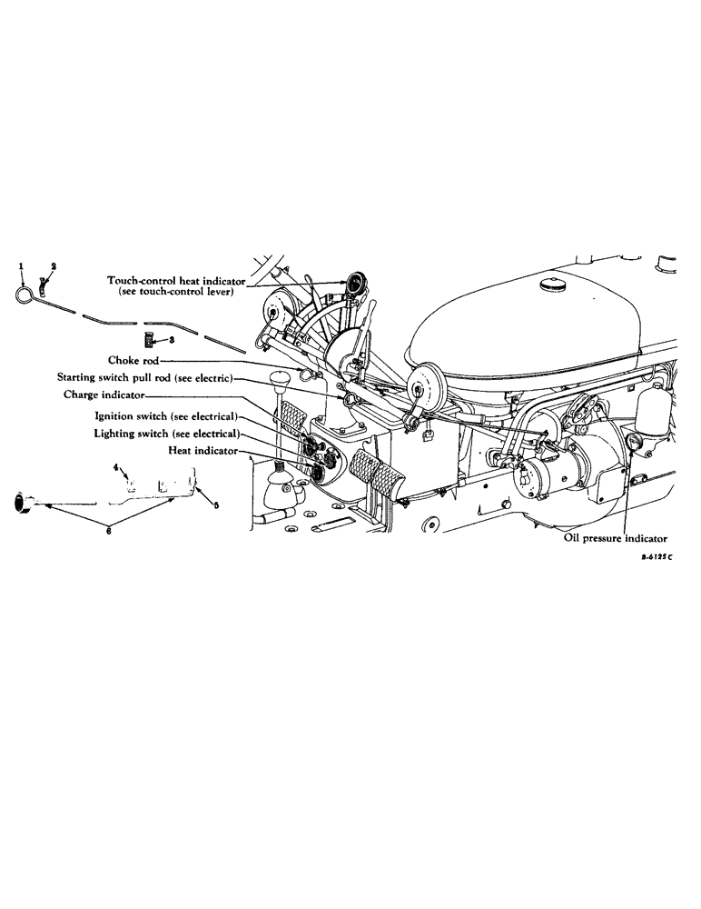 Схема запчастей Case IH 200 - (149) - CHASSIS, ENGINE CONTROLS AND INSTRUMENTS, FARMALL 200 TRACTORS (12) - CHASSIS