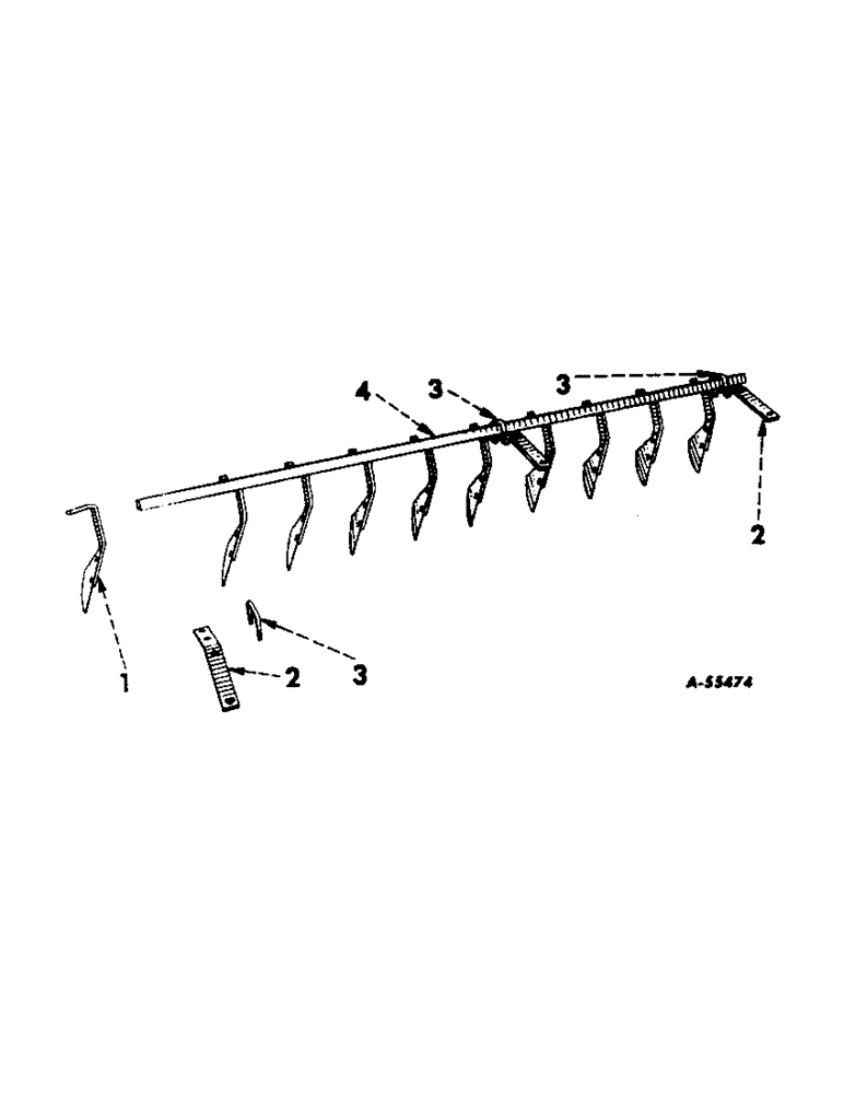 Схема запчастей Case IH 45 - (F-7) - SCRAPERS 