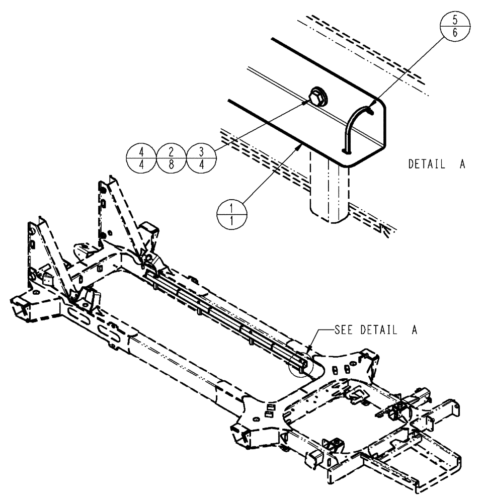 Схема запчастей Case IH SPX4410 - (12-005) - HARNESS MOUNTING GROUP (06) - ELECTRICAL