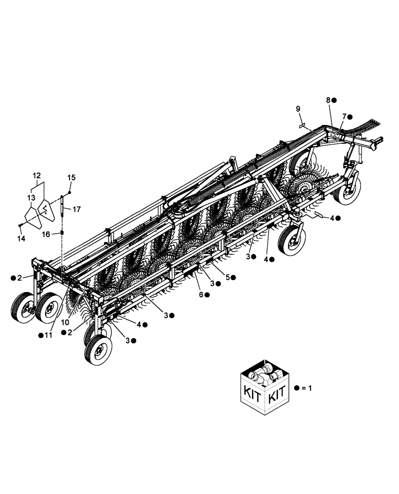 Схема запчастей Case IH WRX301 - (90.105.01[01]) - DECALS, P.I.N. DFC002664 & PRIOR (90) - PLATFORM, CAB, BODYWORK AND DECALS
