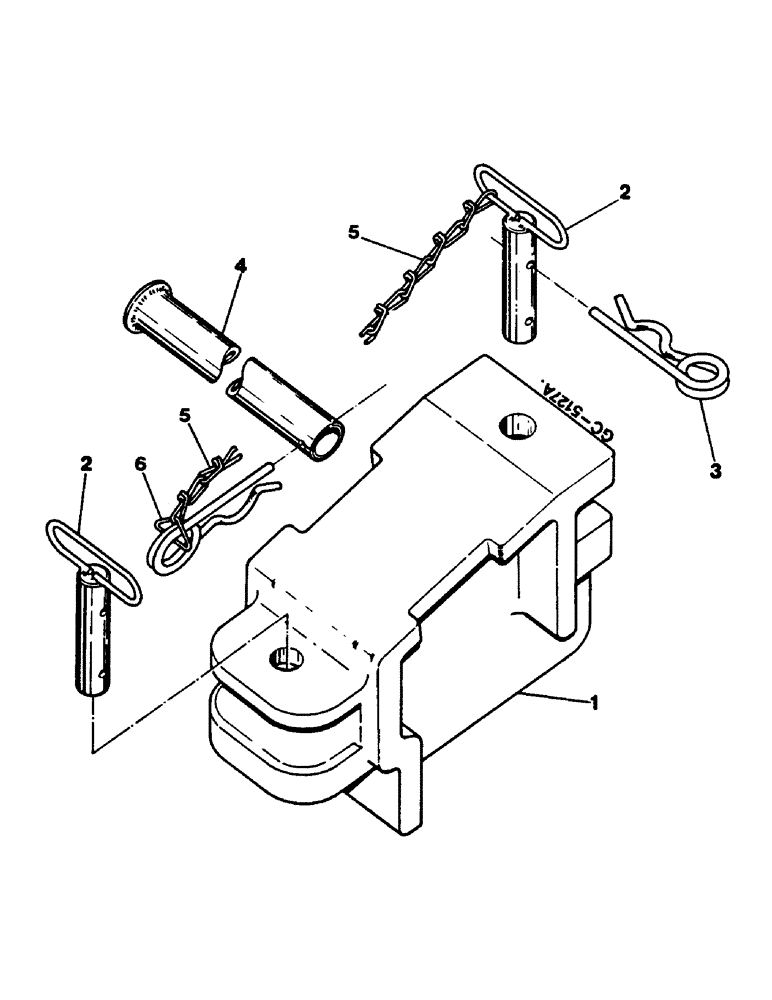 Схема запчастей Case IH 744 - (2F013) - WEIGHTS (07) - HYDRAULICS