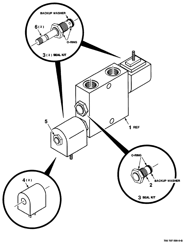 Схема запчастей Case IH 8840 - (09-026) - VALVE-CONTROL, GUARD ANGLE (88) - ACCESSORIES