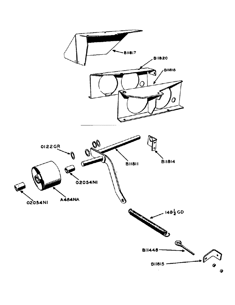 Схема запчастей Case IH 130 - (08) - PLATFORM FOR P.T.O. GEAR BOX 
