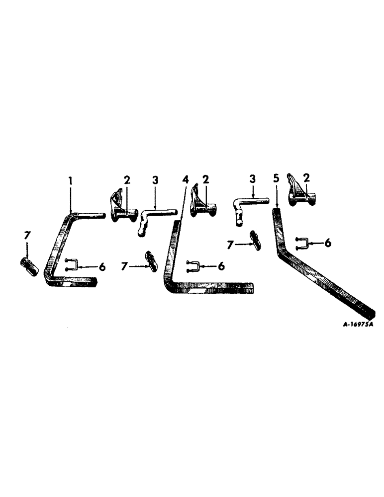 Схема запчастей Case IH A-144 - (L-06) - GANG BEAMS, REAR SECTION 