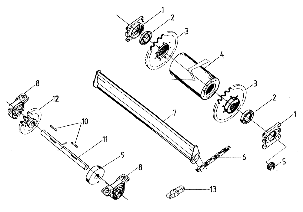 Схема запчастей Case IH 7700 - (A02[40]) - ELEVATOR DRIVE Mainframe & Functioning Components