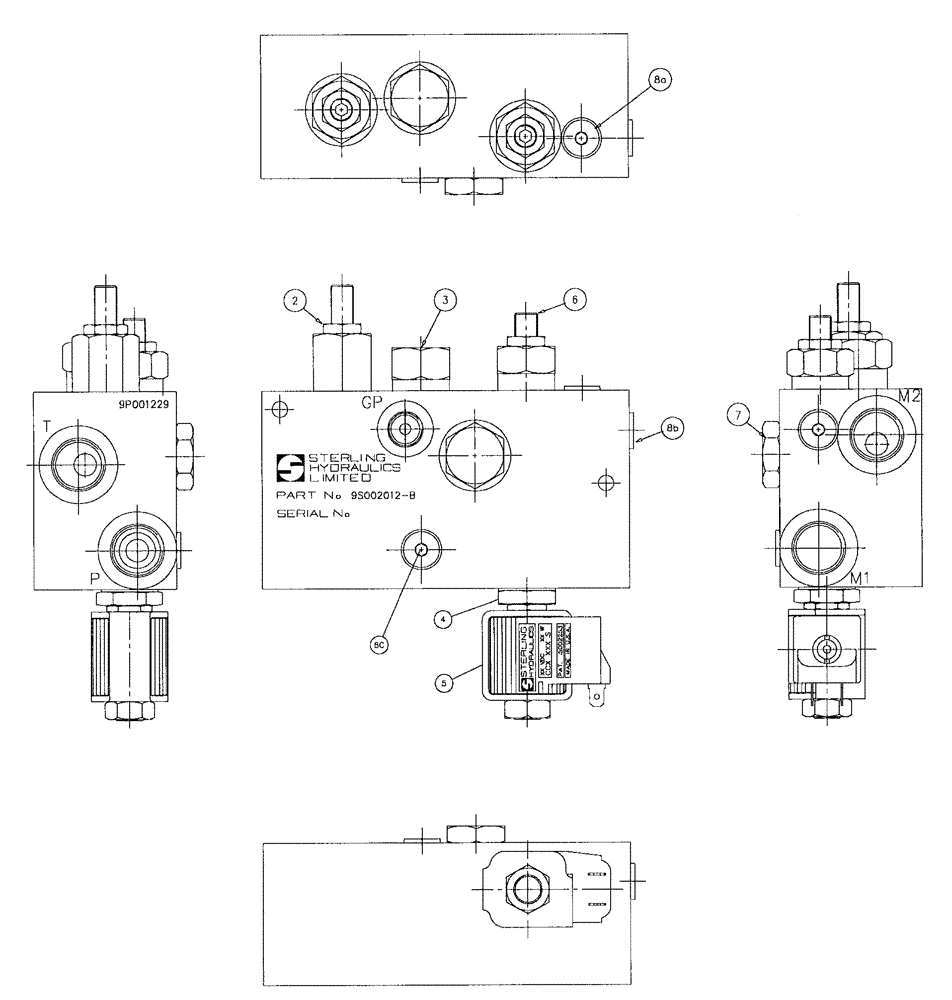 Схема запчастей Case IH SPX4260 - (184) - DUMP / FLOW CONTROL VALVE (35) - HYDRAULIC SYSTEMS