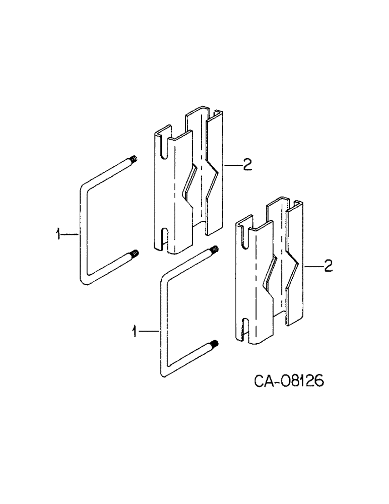 Схема запчастей Case IH 800 - (13-11[1]) - EARLY RISER PLATE PLANTER UNIT, TOOL BAR ATTACHING PARTS QUANTITIES SHOWN ARE PER ROW (09) - CHASSIS/ATTACHMENTS