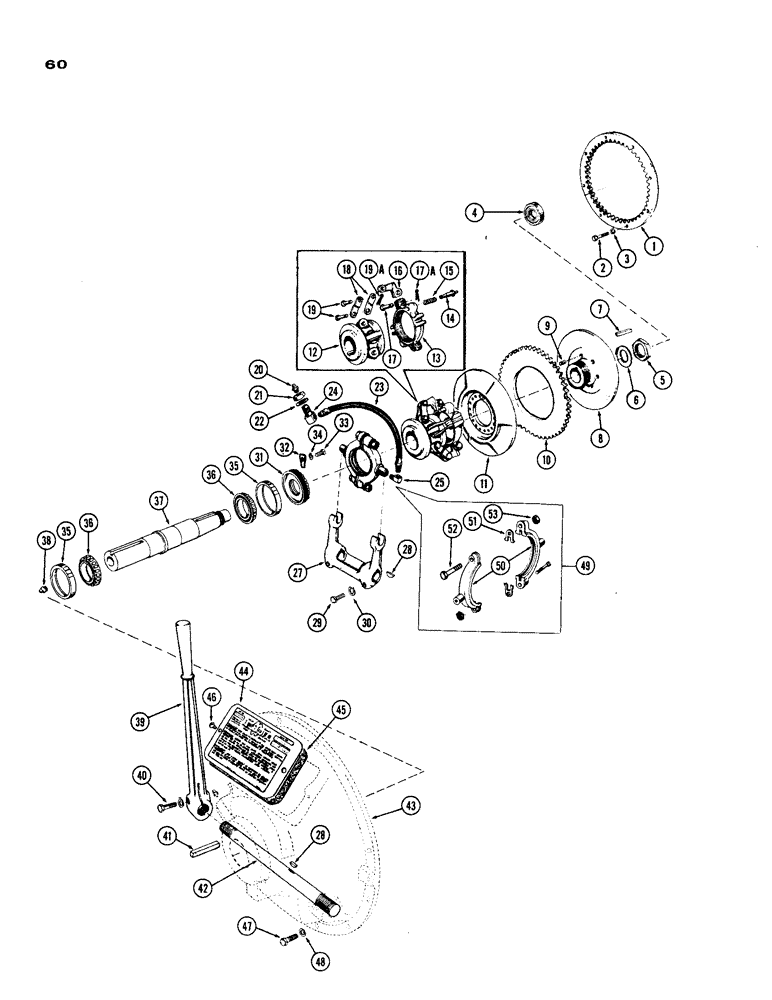 Схема запчастей Case IH 188 - (60) - PTO CLUTCH 