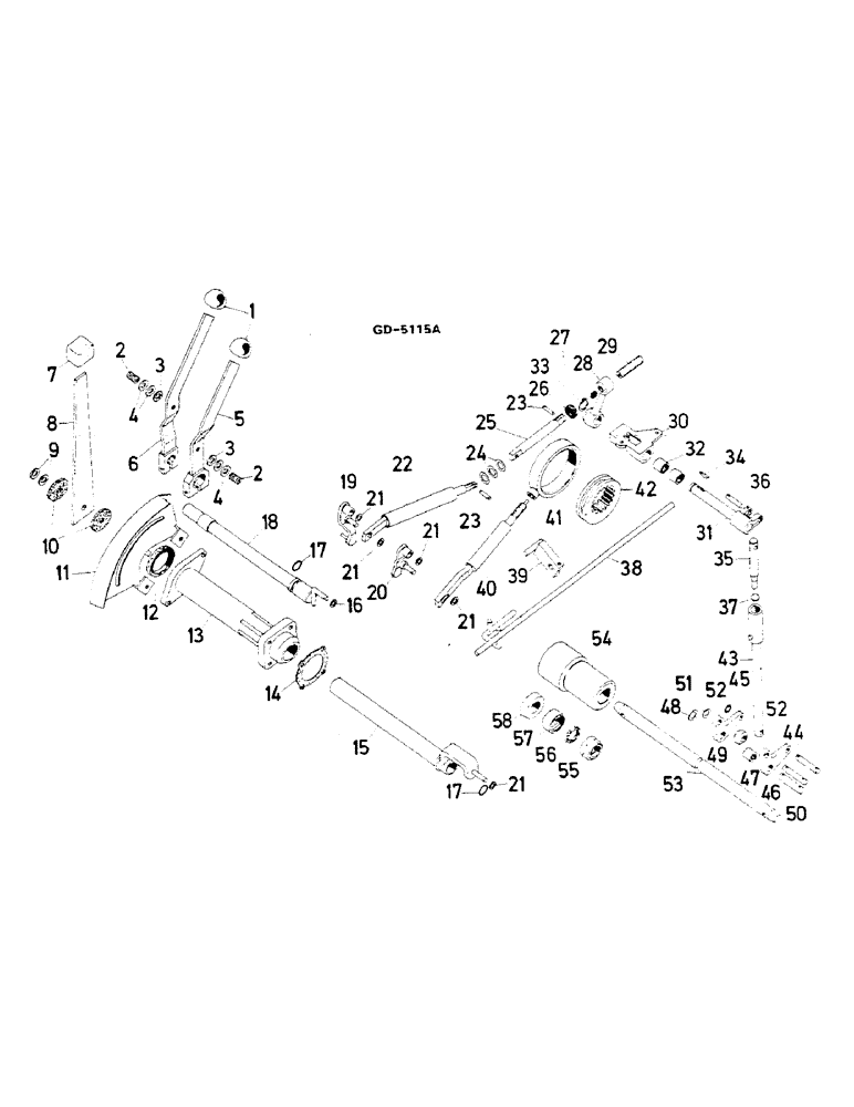 Схема запчастей Case IH 844S - (10-34) - LINKAGE (07) - HYDRAULICS