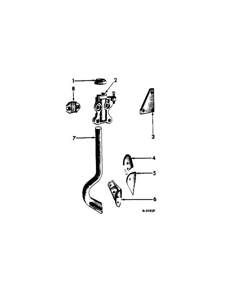 Схема запчастей Case IH 296 - (T-5) - STATIONARY JOINTERS, FIRST BEAM 