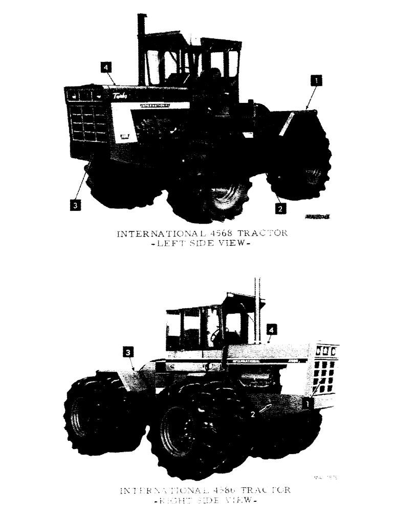 Схема запчастей Case IH 4586 - (00-08) - INTRODUCTION - MODEL VIEW (00) - GENERAL