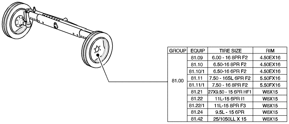 Схема запчастей Case IH JX1095C - (SEC. 11[01]) - TRACTION (00) - GENERAL