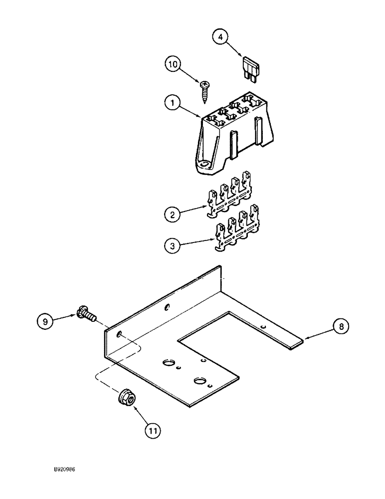 Схема запчастей Case IH 2022 - (4-34) - FUSE AND FUSE BLOCK (06) - ELECTRICAL SYSTEMS