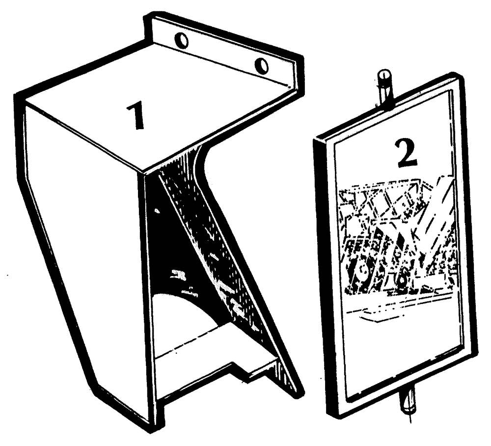 Схема запчастей Case IH 7700 - (A04[03]) - CABIN MIRRIOR Mainframe & Functioning Components