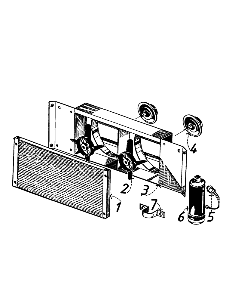 Схема запчастей Case IH 7000 - (A06-01) - MAINFRAME, CABIN AIR CONDITIONING CONDENSER Mainframe & Functioning Components