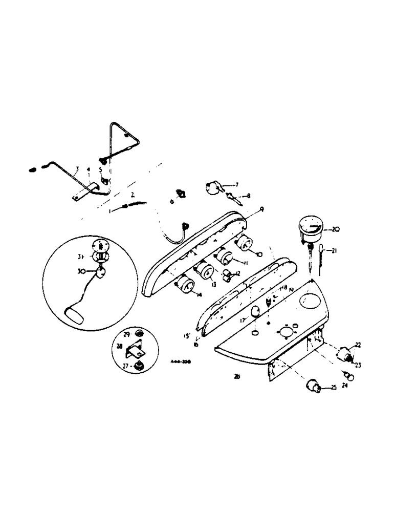 Схема запчастей Case IH 364 - (3-11) - ELECTRICAL, ELECTRICAL INSTRUMENTS (06) - ELECTRICAL SYSTEMS