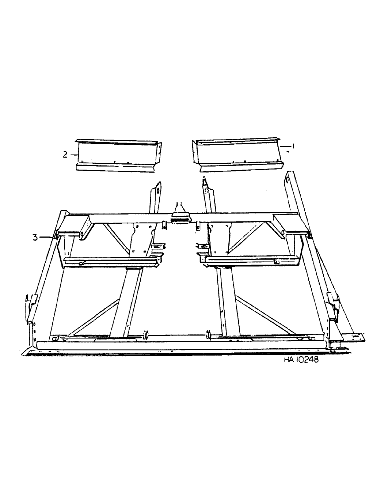 Схема запчастей Case IH DRAPER - (B-04) - DRAPER HEADER, HEADER MAIN FRAME (12) - MAIN FRAME