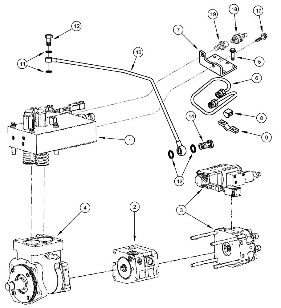Схема запчастей Case IH FLX3510 - (02-074) - FUEL INJECTION PUMP, FLX 3010 (01) - ENGINE