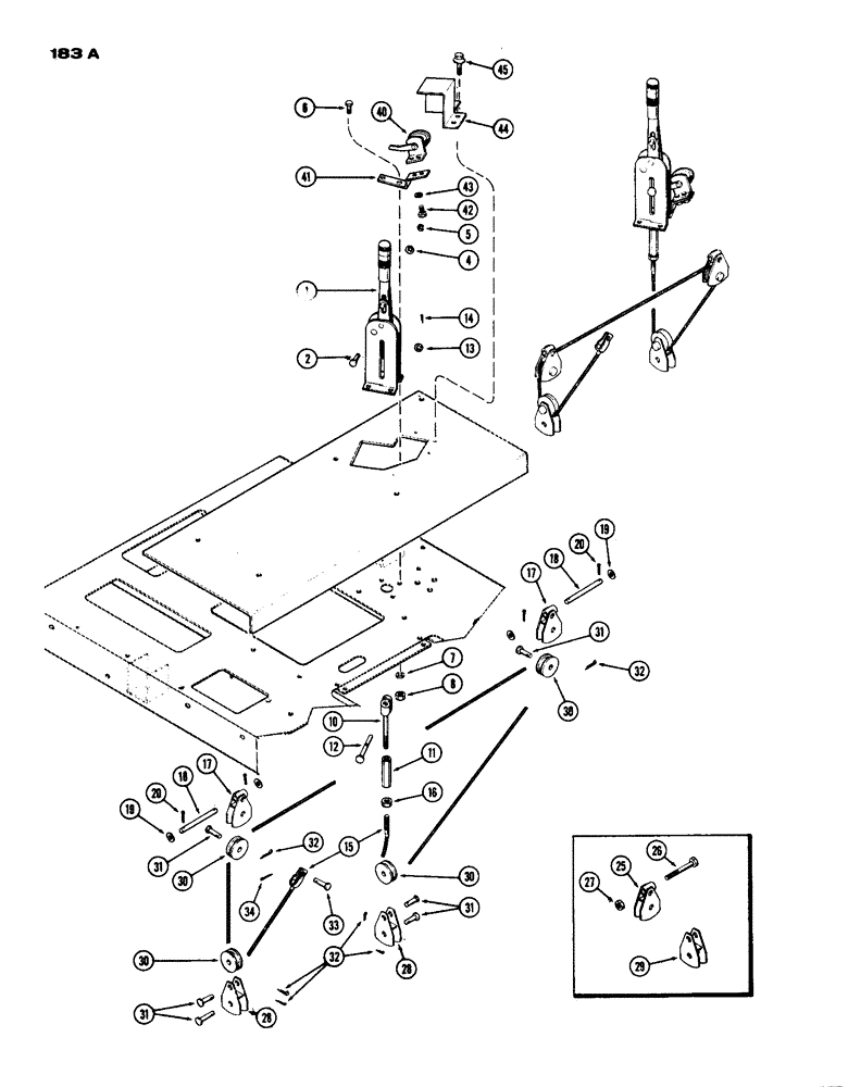 Схема запчастей Case IH 770 - (183A) - PARKING BRAKE (06) - POWER TRAIN