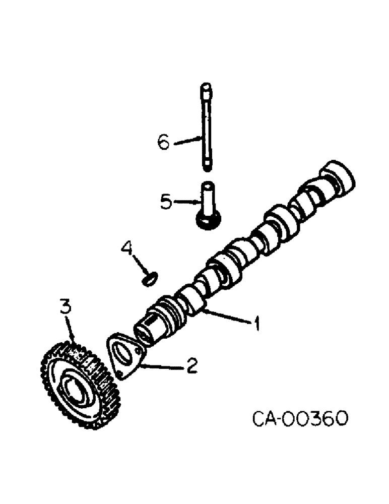 Схема запчастей Case IH D-179 - (A-03) - CAMSHAFT AND RELATED PARTS 