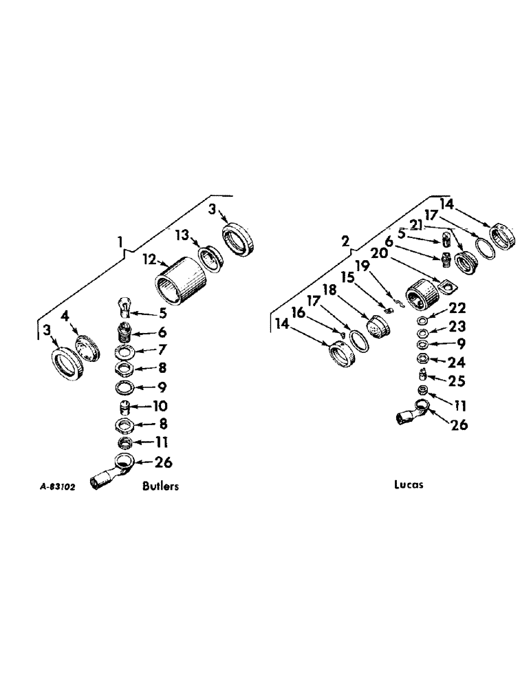 Схема запчастей Case IH B414 - (072) - ELECTRICAL SYSTEM, SIDE AND REAR LIGHT (06) - ELECTRICAL SYSTEMS