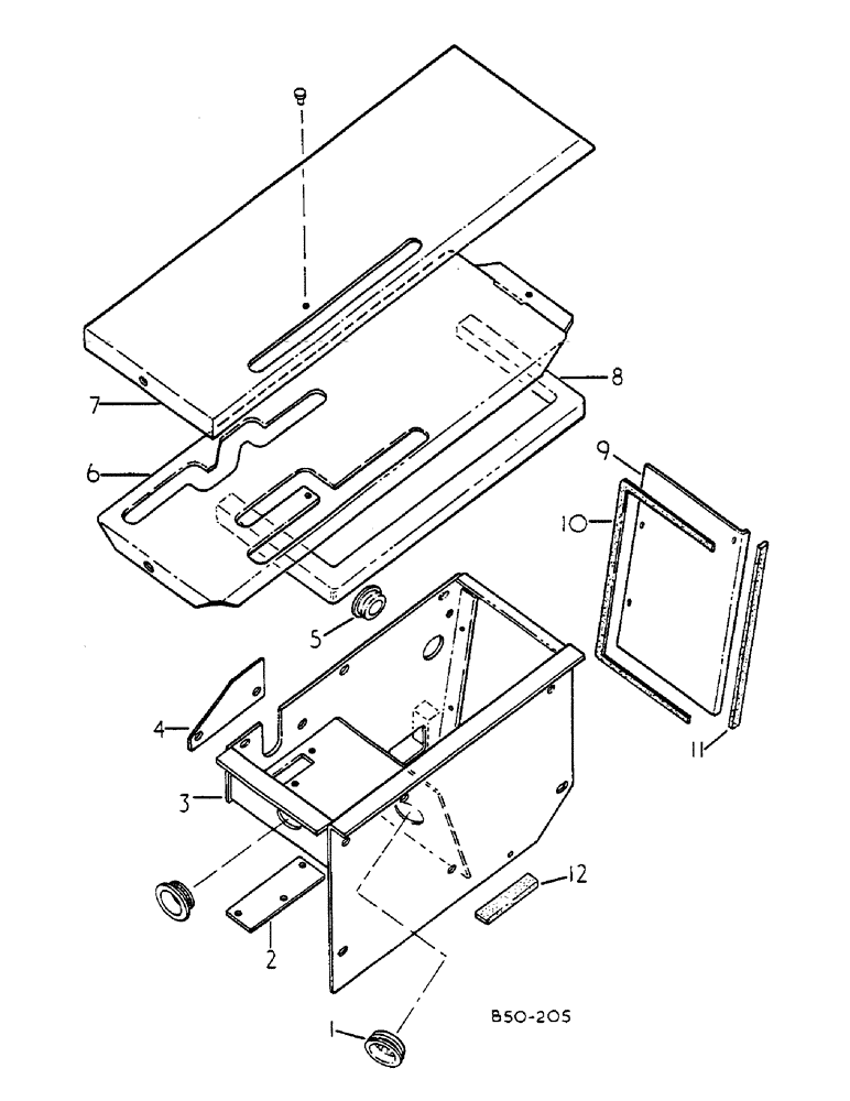 Схема запчастей Case IH 685 - (07-183) - OUTER GEARBOX, HYDROSTATIC, 1806 UP, CAB 206337 UP (04) - Drive Train