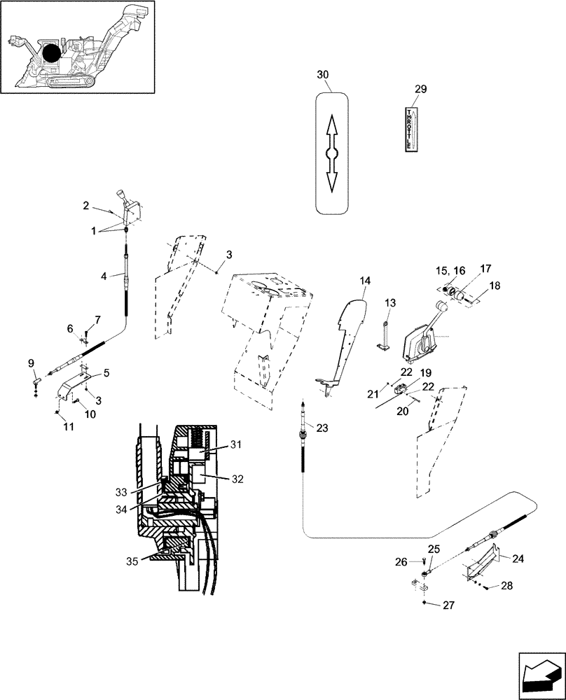 Схема запчастей Case IH A4000 - (A10.08[01]) - PEDESTAL CONTROLS Mainframe & Functioning Components