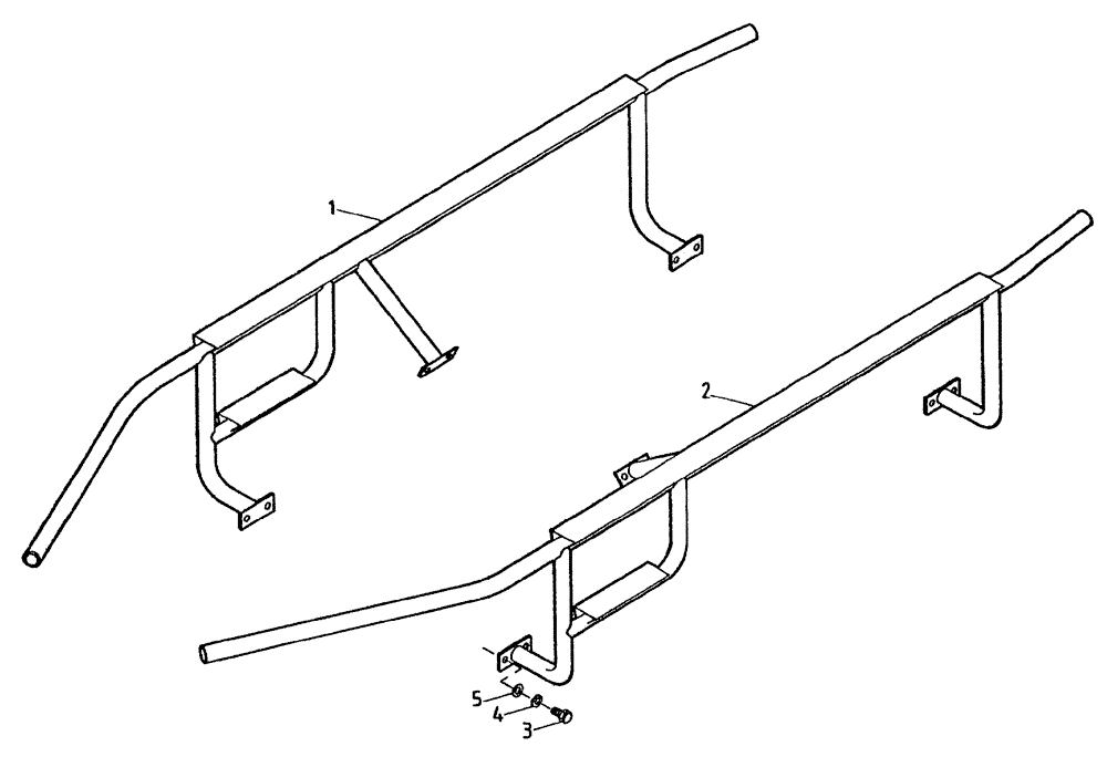Схема запчастей Case IH 7700 - (A01[10A]) - GUARDRAILS Mainframe & Functioning Components
