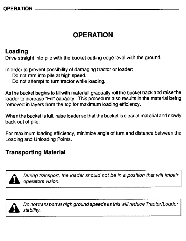 Схема запчастей Case IH L108 - (13) - OPERATION (00) - PICTORIAL INDEX