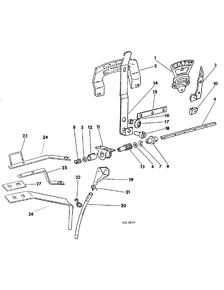 Схема запчастей Case IH 150 - (42) - GRASS SEED FEED SHAFT FOR USE ON 16 X 10 AND 20 X 8 MACHINES 