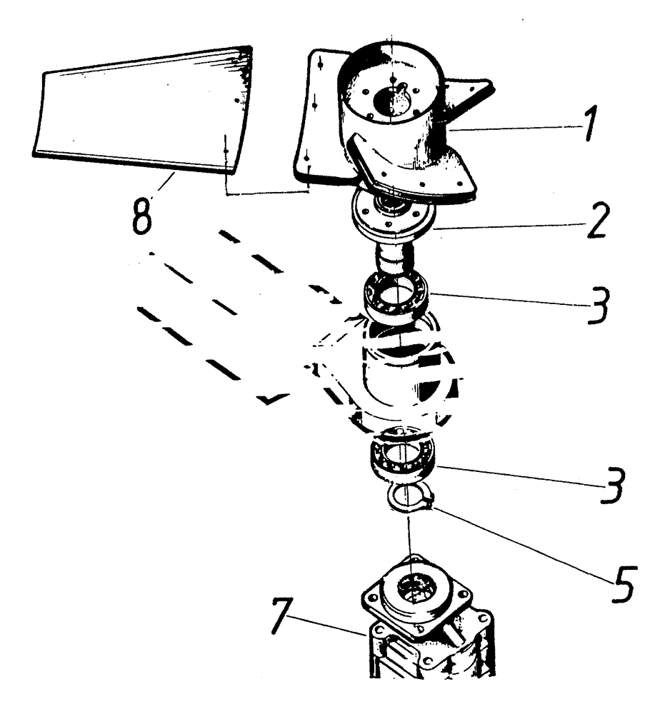 Схема запчастей Case IH 7700 - (A02[30]) - PRIMARY EXTRACTOR FAN Mainframe & Functioning Components