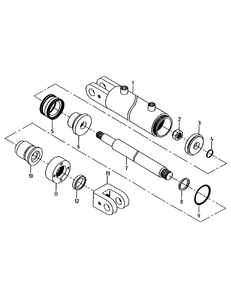 Схема запчастей Case IH 7700 - (B01-02) - HYDRAULICS, CYLINDER, CROPDIVIDER LIFT ARMS (Jul 16 2004 11:36:00.0018 PM) Hydraulic Components & Circuits