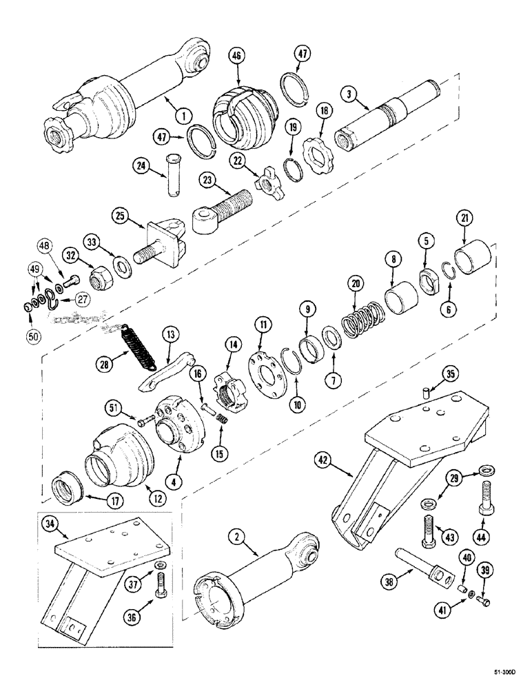Схема запчастей Case IH 5150 - (9G-034) - HITCH - AUTOMATIC STABILIZER, LEFT, ( - JJF1040369) (09) - CHASSIS/ATTACHMENTS