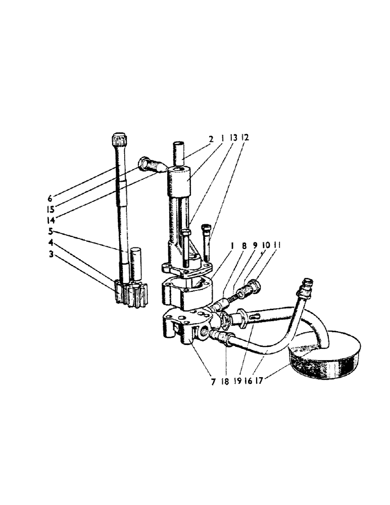 Схема запчастей Case IH 780 - (015) - OIL PUMP (01) - ENGINE
