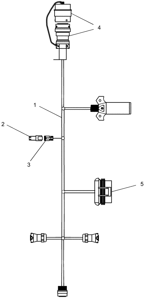 Схема запчастей Case IH 1250 - (55.100.01) - ELECTRICAL - HARNESS, POWER 87391698 - 24 ROW (55) - ELECTRICAL SYSTEMS