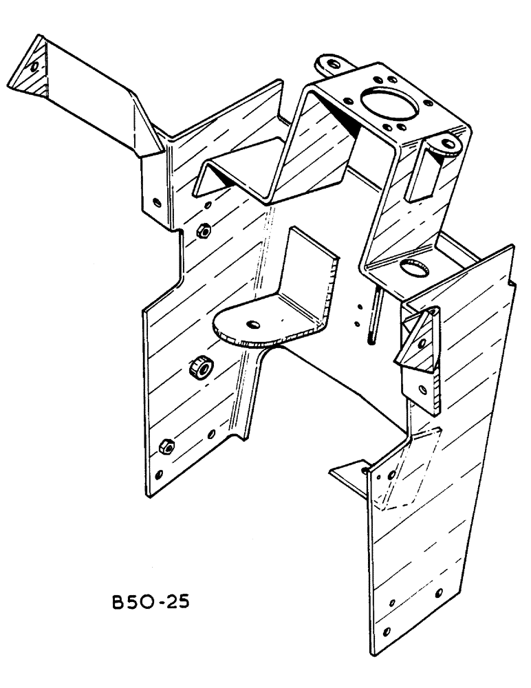 Схема запчастей Case IH 485 - (0I11-2) - STEERING SUPPORT (05) - SUPERSTRUCTURE