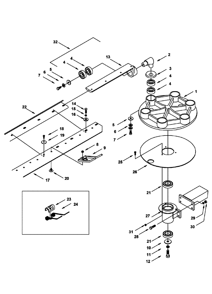 Схема запчастей Case IH 2015 - (60.220.16) - ROTOR - IDLER END, RAKE-UP (60) - PRODUCT FEEDING