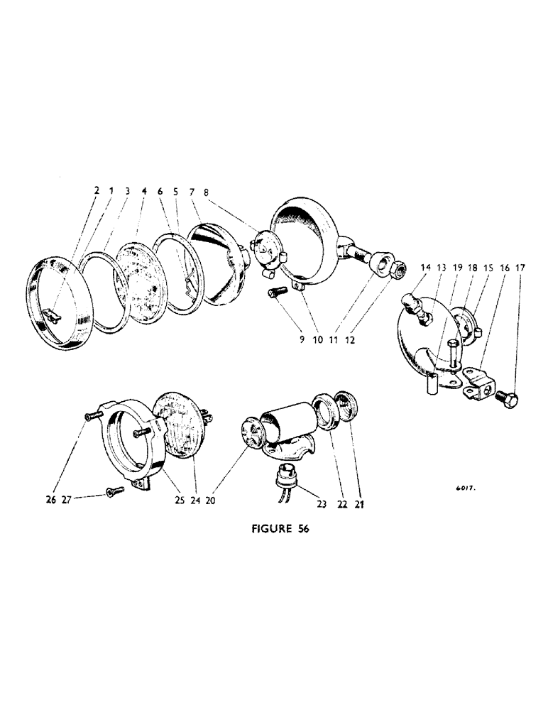 Схема запчастей Case IH 770A - (098) - LAMP ASSEMBLIES (06) - ELECTRICAL SYSTEMS